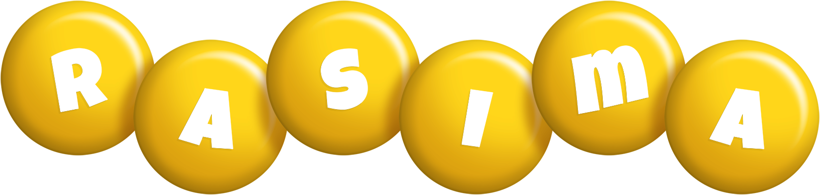 Rasima candy-yellow logo