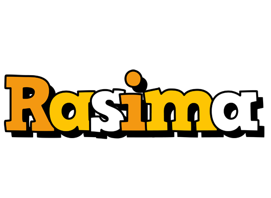 Rasima cartoon logo