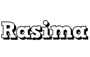 Rasima snowing logo