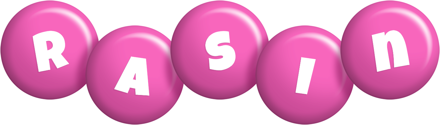Rasin candy-pink logo