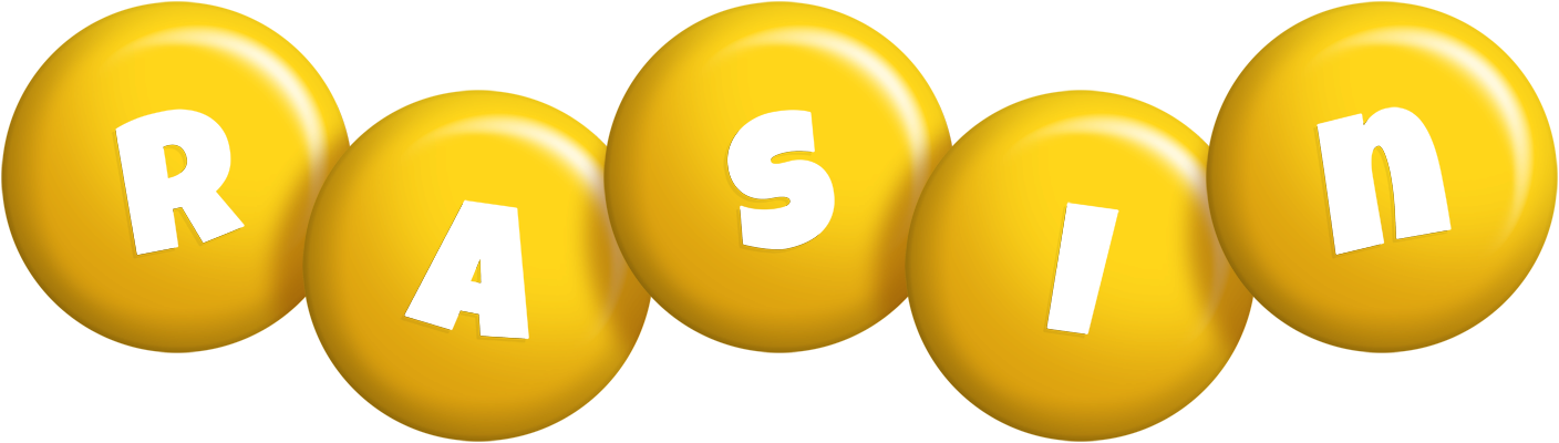 Rasin candy-yellow logo