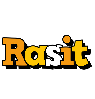 Rasit cartoon logo