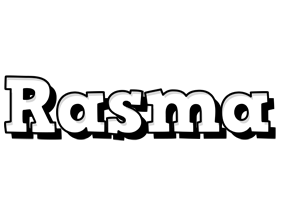 Rasma snowing logo