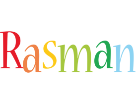 Rasman birthday logo