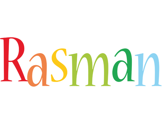 Rasman birthday logo