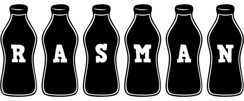 Rasman bottle logo