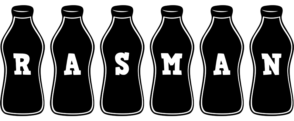 Rasman bottle logo