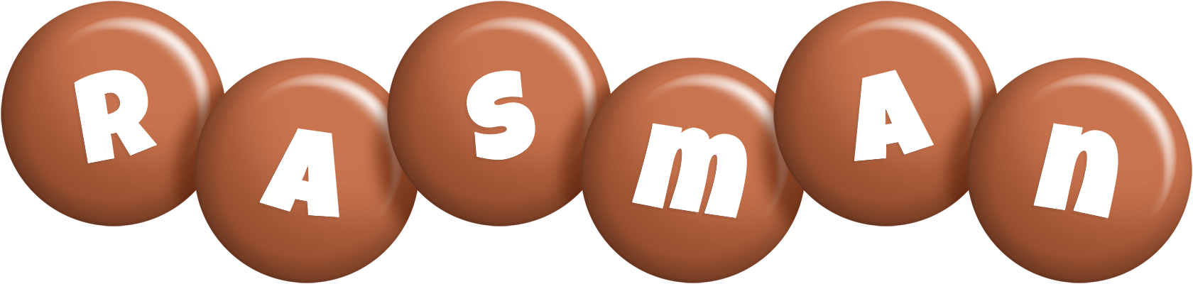 Rasman candy-brown logo