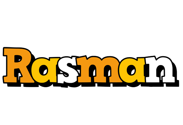 Rasman cartoon logo