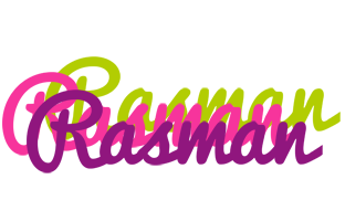 Rasman flowers logo