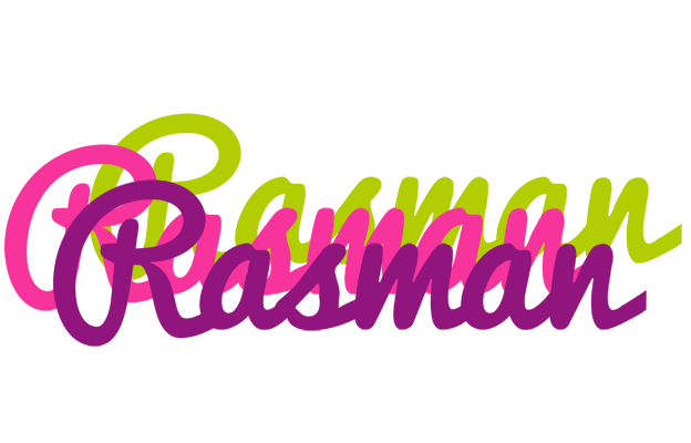 Rasman flowers logo