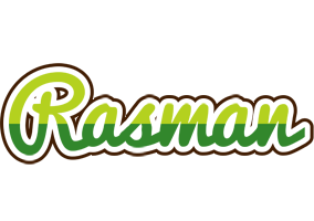 Rasman golfing logo