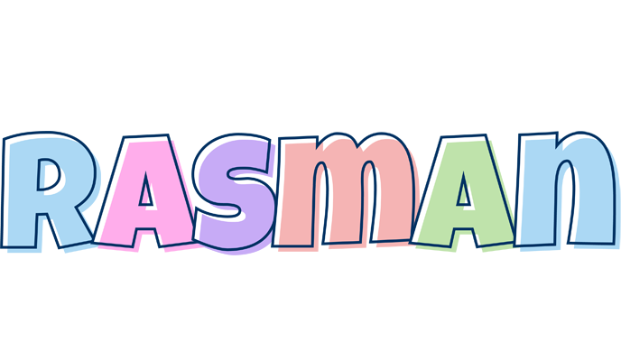 Rasman pastel logo