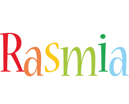 Rasmia birthday logo