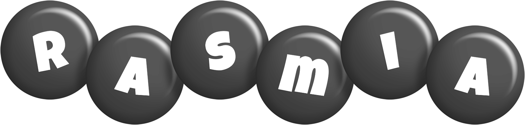 Rasmia candy-black logo