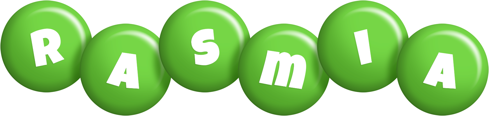 Rasmia candy-green logo