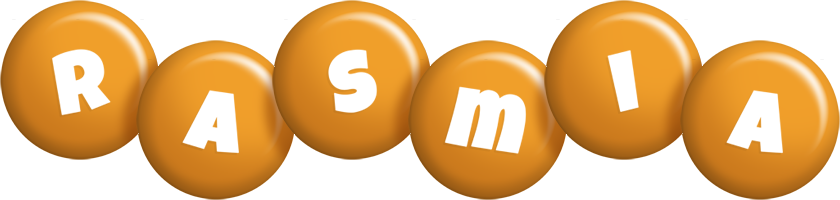 Rasmia candy-orange logo