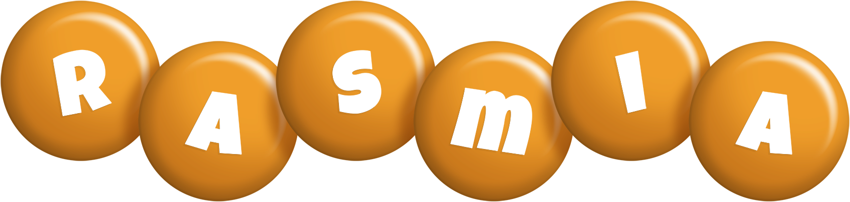 Rasmia candy-orange logo
