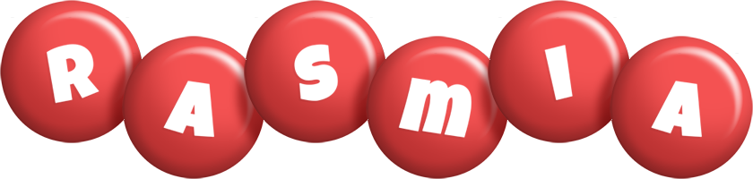 Rasmia candy-red logo