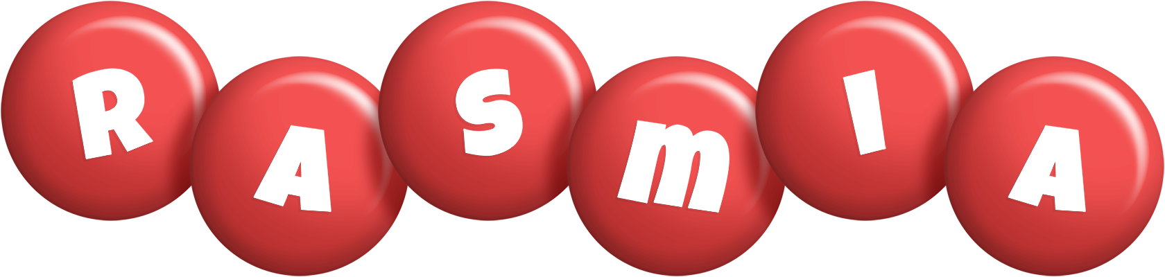 Rasmia candy-red logo