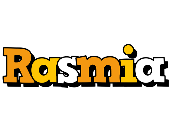 Rasmia cartoon logo