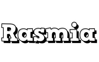 Rasmia snowing logo