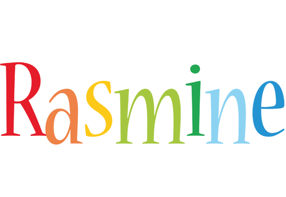 Rasmine birthday logo