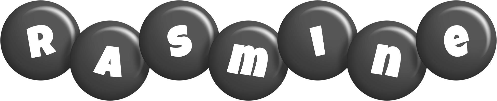Rasmine candy-black logo