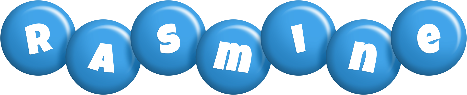 Rasmine candy-blue logo