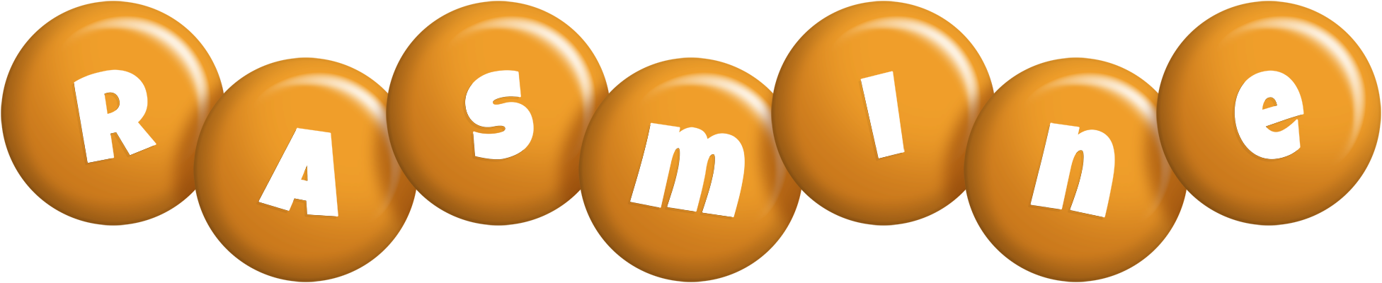 Rasmine candy-orange logo