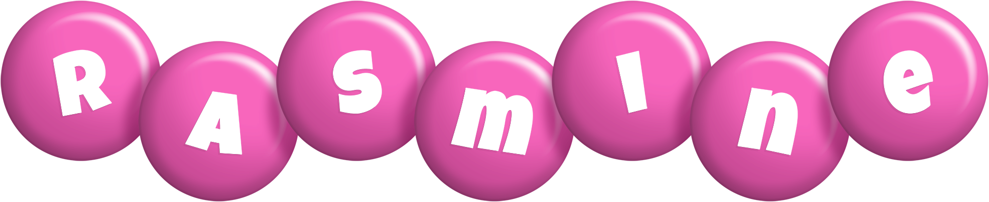 Rasmine candy-pink logo