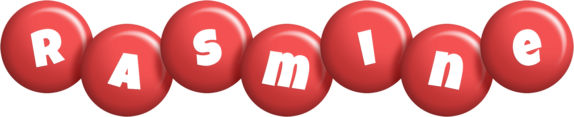 Rasmine candy-red logo