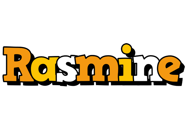 Rasmine cartoon logo