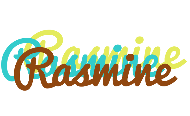 Rasmine cupcake logo