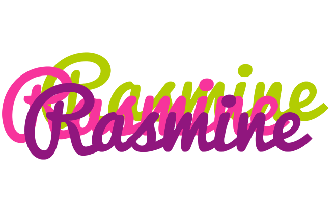 Rasmine flowers logo