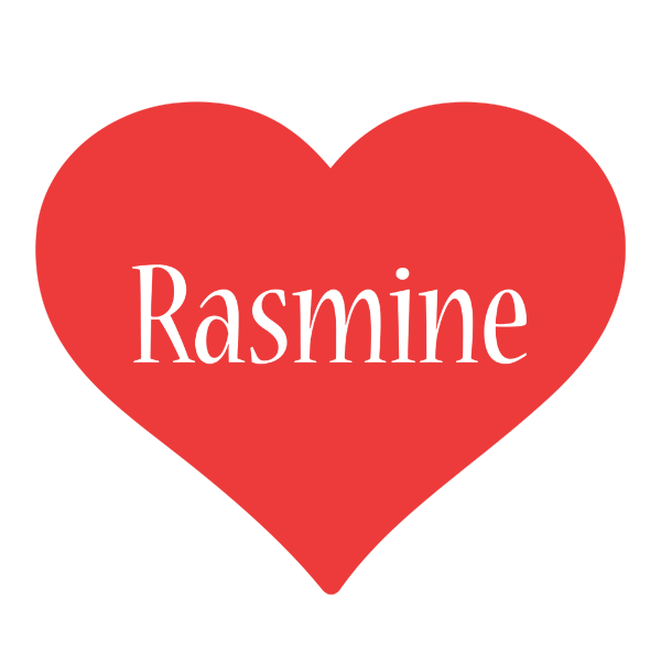 Rasmine love logo