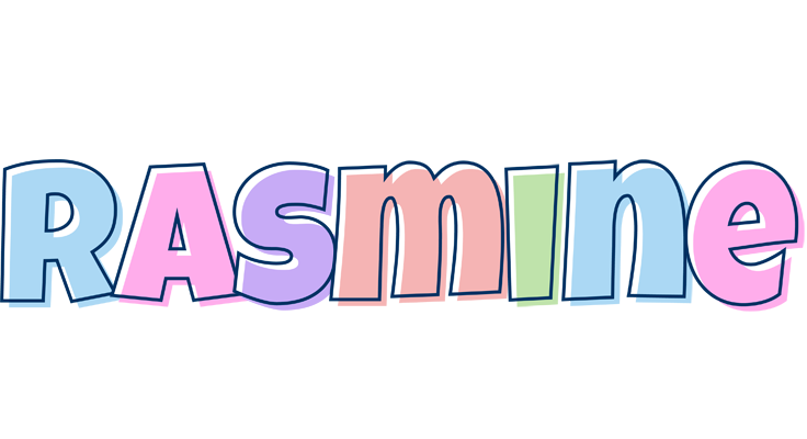Rasmine pastel logo