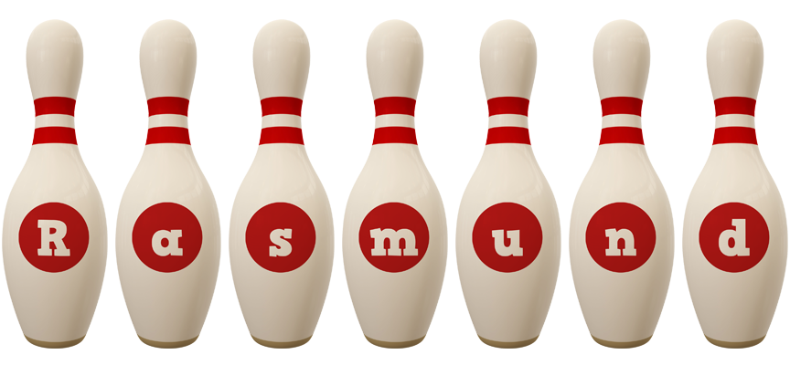 Rasmund bowling-pin logo