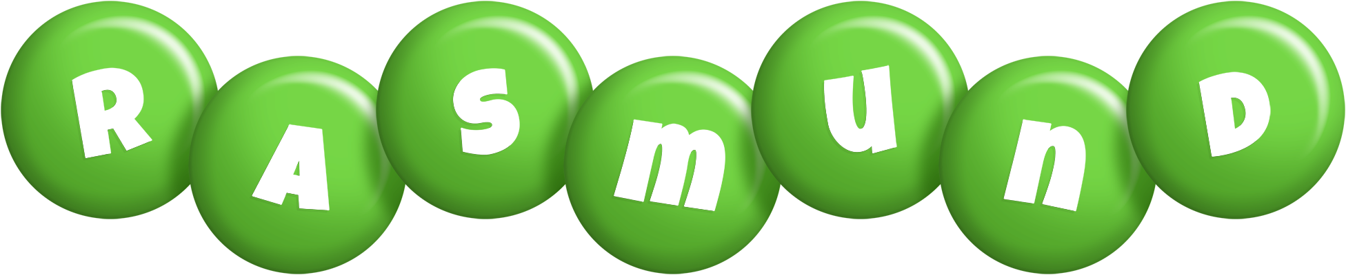 Rasmund candy-green logo