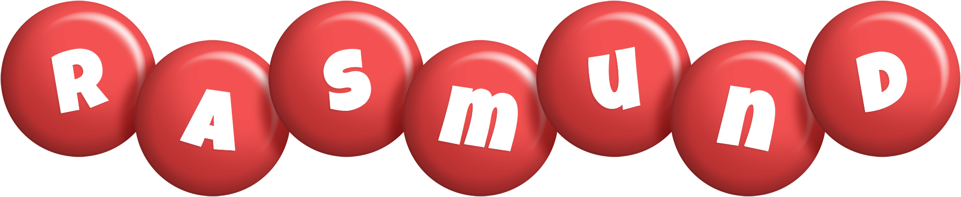Rasmund candy-red logo