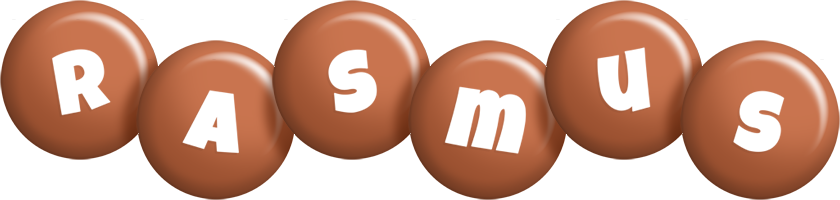 Rasmus candy-brown logo