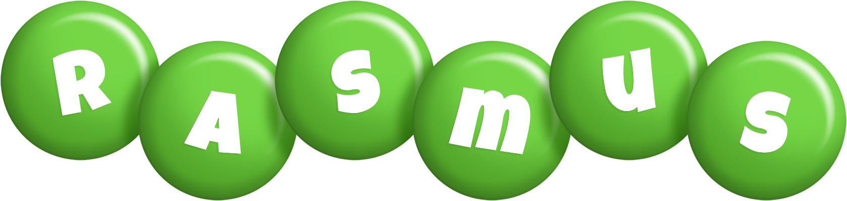 Rasmus candy-green logo