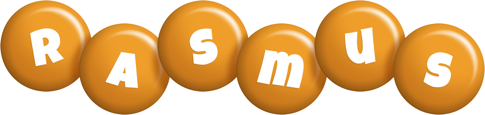 Rasmus candy-orange logo
