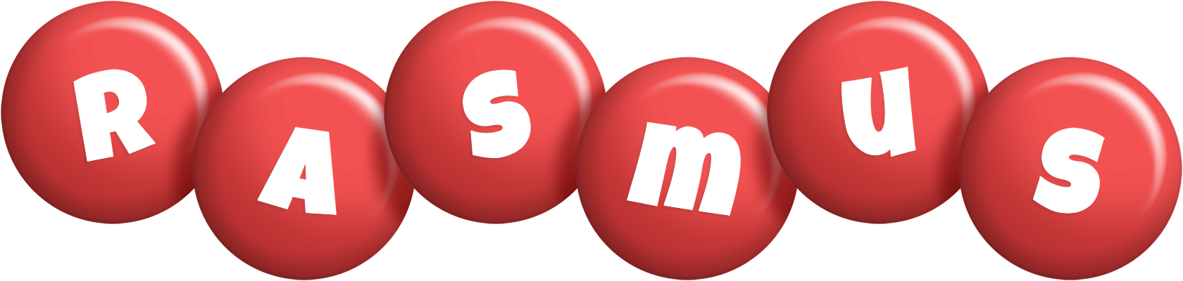 Rasmus candy-red logo