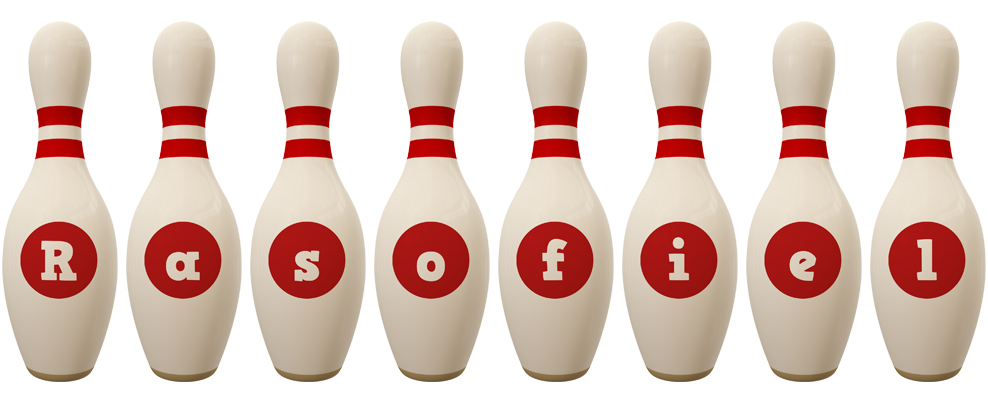 Rasofiel bowling-pin logo