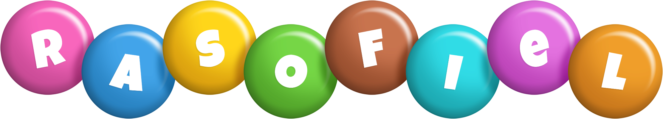 Rasofiel candy logo