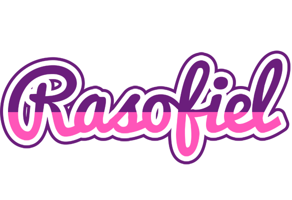 Rasofiel cheerful logo
