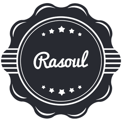 Rasoul badge logo