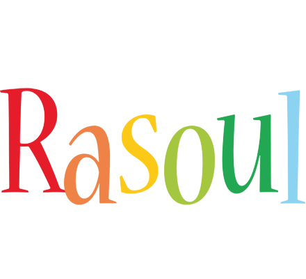 Rasoul birthday logo