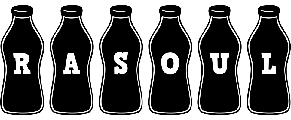 Rasoul bottle logo